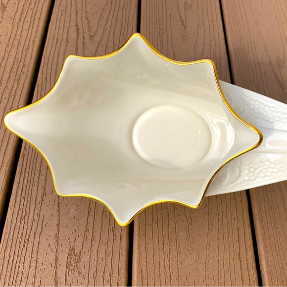 VINTAGE LENOX FRUITS OF LIFE CORNUCOPIA PORCELAIN BRAND NEW DATED 1989 - Picture 5 of 6